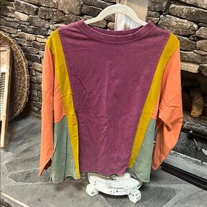 Colorblock Long Sleeve Top